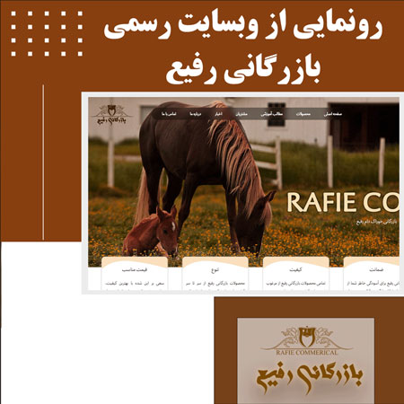 رونمایی از وب سایت رسمی بازرگانی رفیع